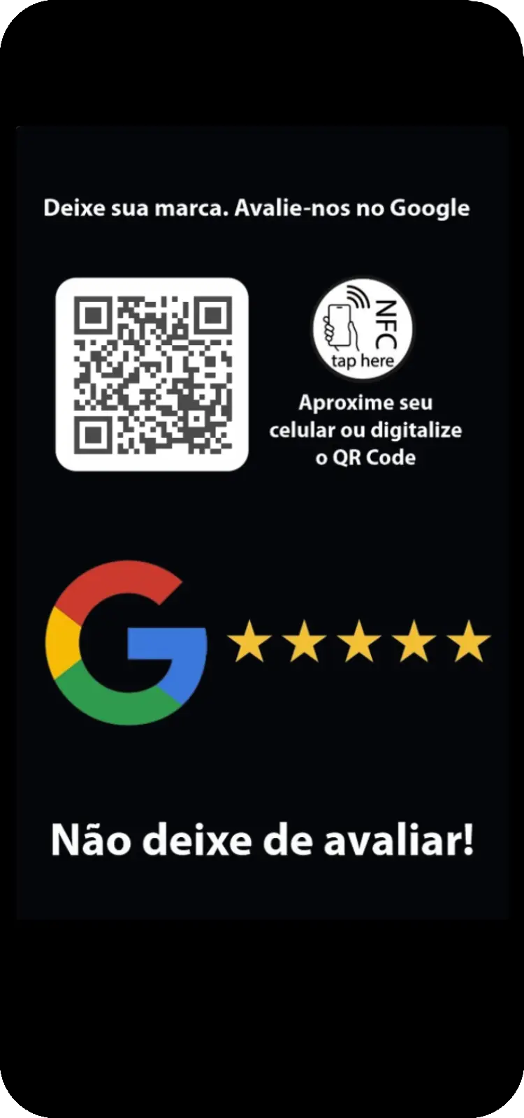 Captura de tela de exemplos de páginas biolink
